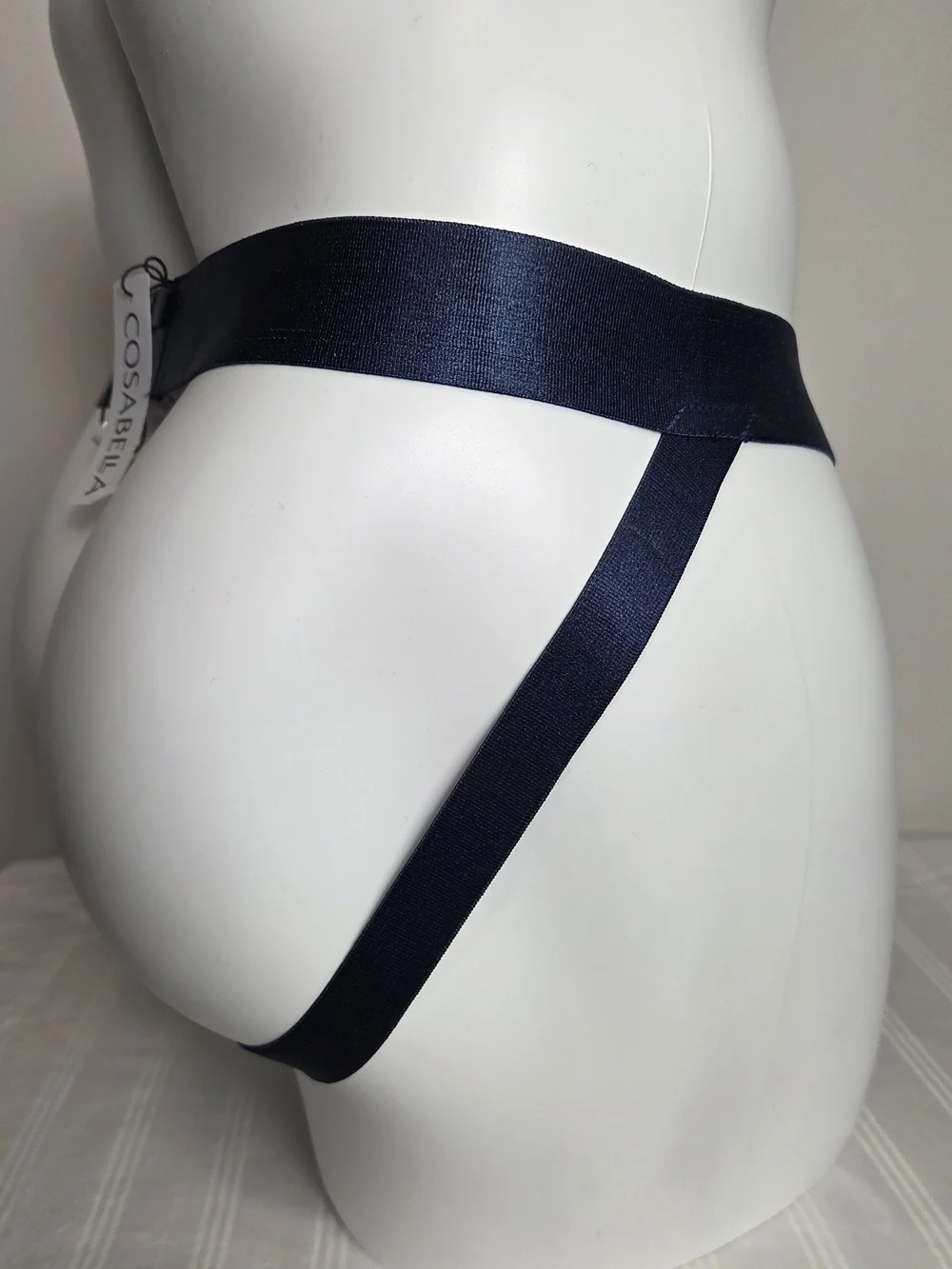 Cosabella Navy Lace Jockstrap